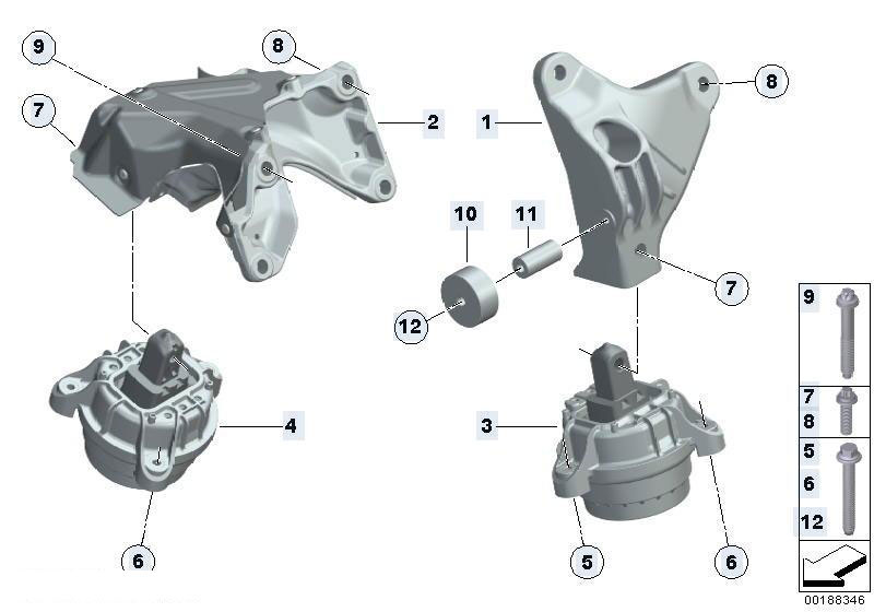 Original Parts for F01 740i N54 Sedan / Engine And Transmission