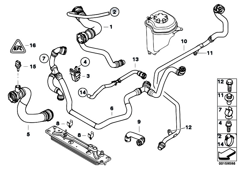 Original Parts For E70 X5 3 0si N52n Sav    Radiator