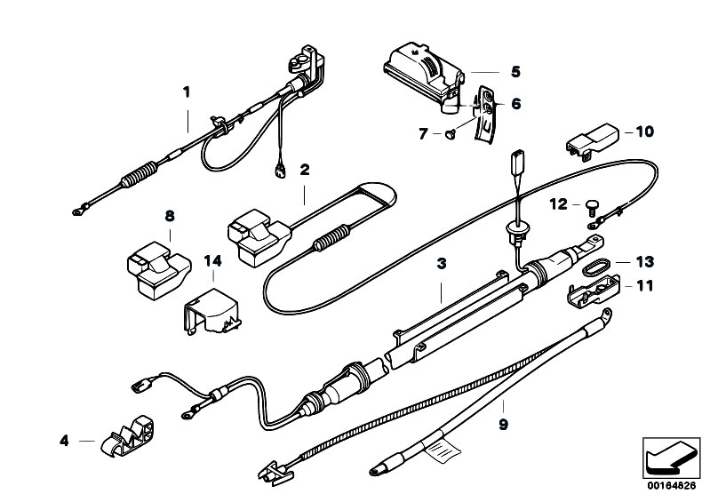 Bmw e60 battery cable cover #6