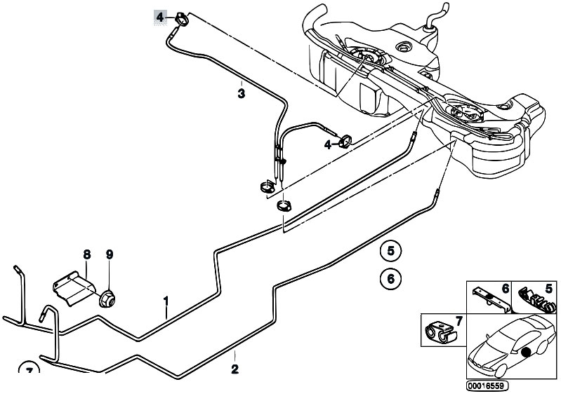 Bmw E46 Fuel System Diagram