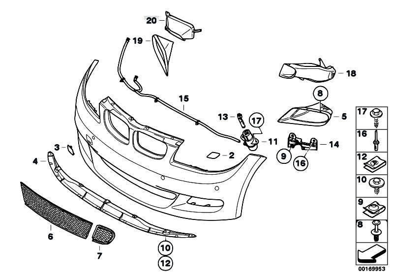 Original Parts for E81 130i N52N 3 doors / Vehicle Trim/ Bmw