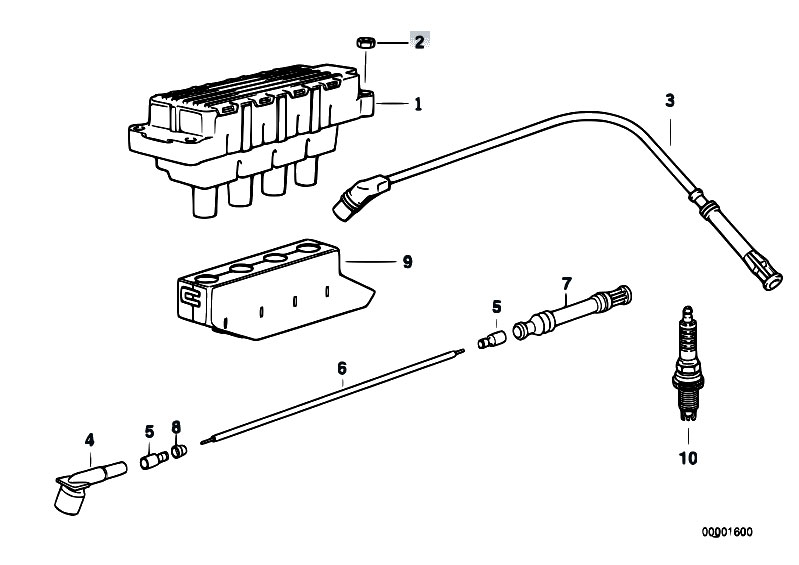 original parts for e36 316i m43 sedan engine electrical system ignition coil spark original parts for e36 316i m43 sedan engine electrical system ignition coil spark