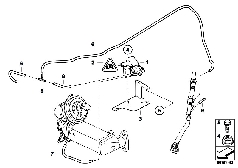Original Parts for E90 320d N47 Sedan / Engine/ Vacuum Control Agr