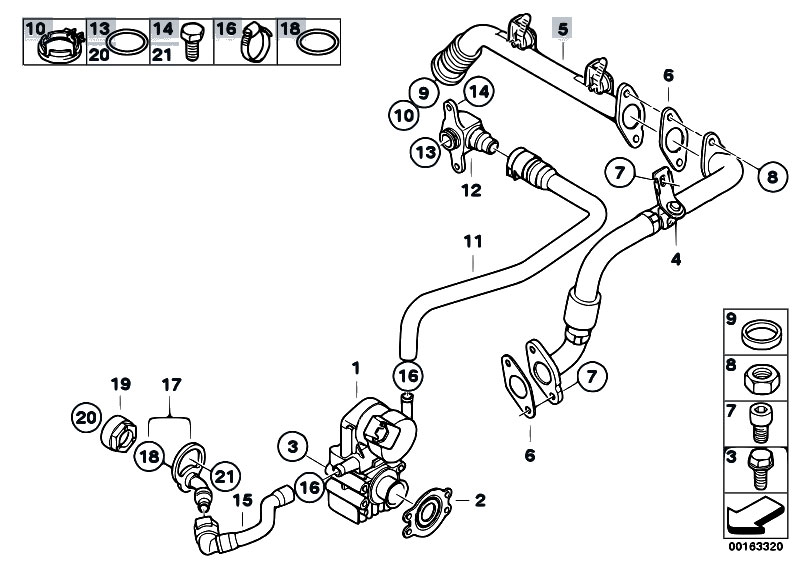 Original Parts For E91n 325i N53 Touring Engine Intake