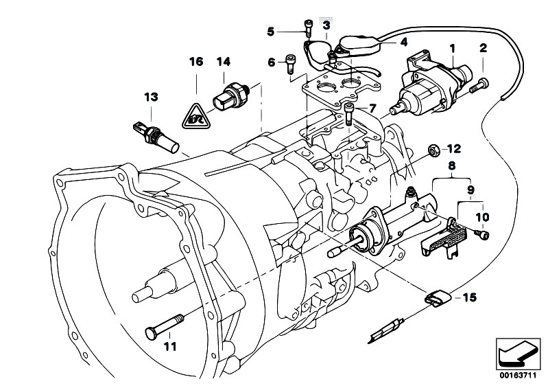Original Parts for E46 330Ci M54 Coupe / Manual Transmission/ Gs5s31bz