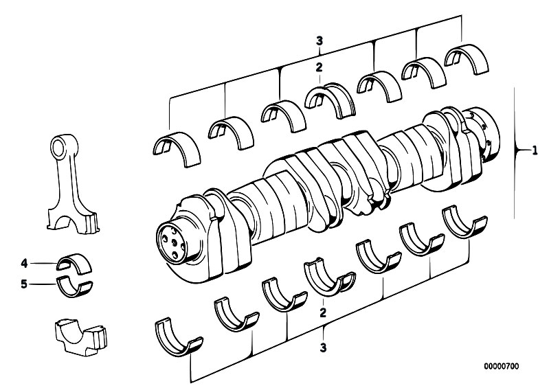 Bmw s38 rod bearings #7