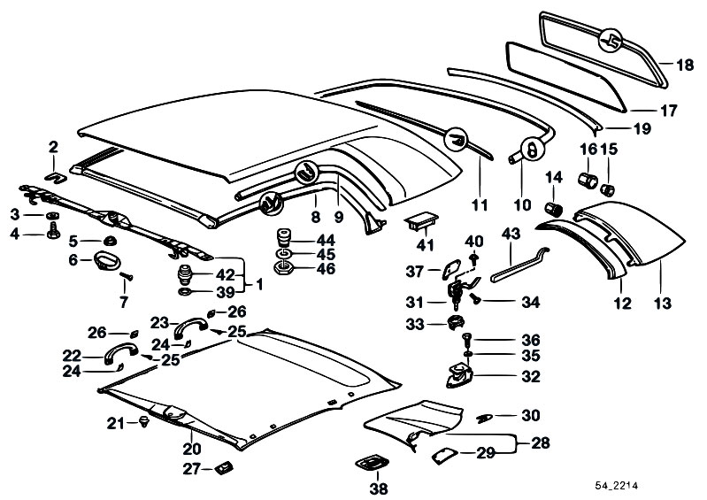 Bmw e36 hardtop part number #3