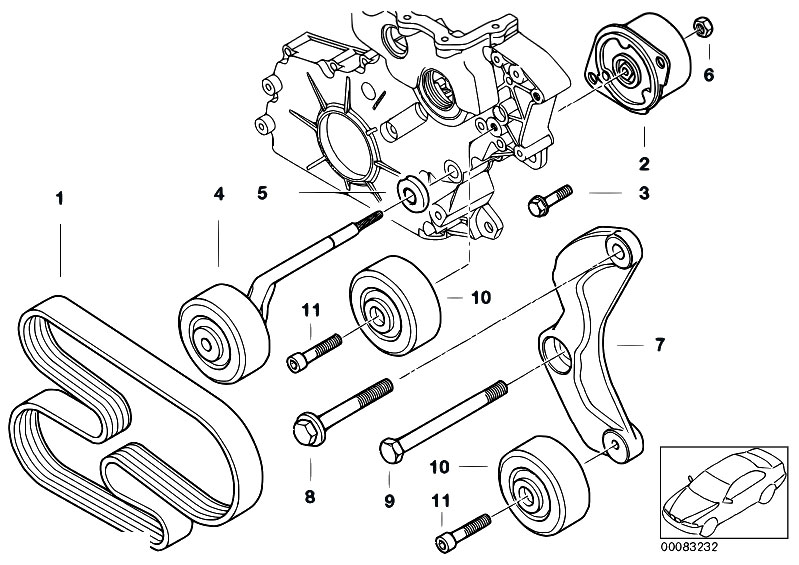 Bmw e46 330d belt diagram #2