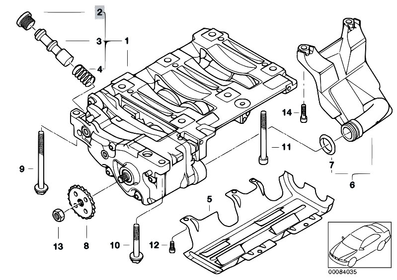 Original Parts For E46 318ci N46 Cabrio Engine Oil Pump