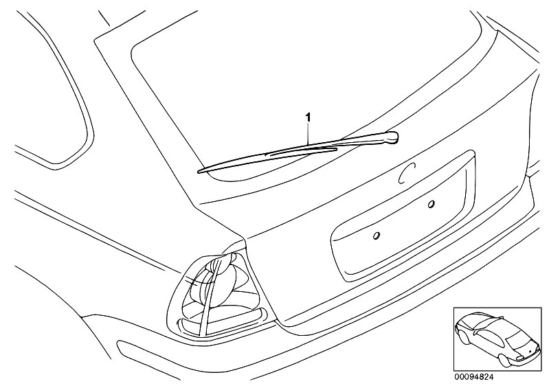 Bmw 316ti rear wiper #2