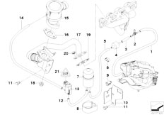 Bmw e46 m43 vacuum hose #2