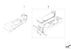 E63 645Ci N62 Coupe / Communication Systems/  Single Parts Sa639 Sa664 Centre Console