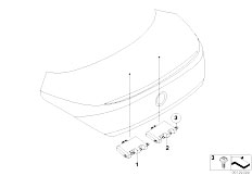 E63 645Ci N62 Coupe / Communication Systems/  Sing Parts Multiband Teleph Gps Antenna