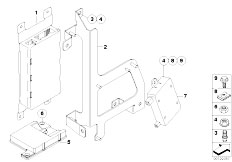 E63 645Ci N62 Coupe / Communication Systems/  Single Parts Sa 644 Trunk