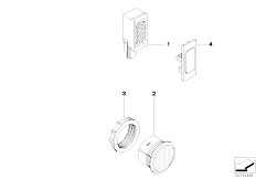 E63 645Ci N62 Coupe / Communication Systems/  Single Parts F Hands Free Facility