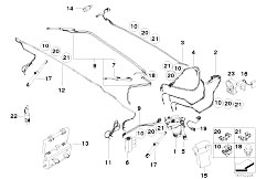 E46 318Ci N46 Cabrio / Sliding Roof Folding Top/  Electro Hydraulic Folding Top Parts
