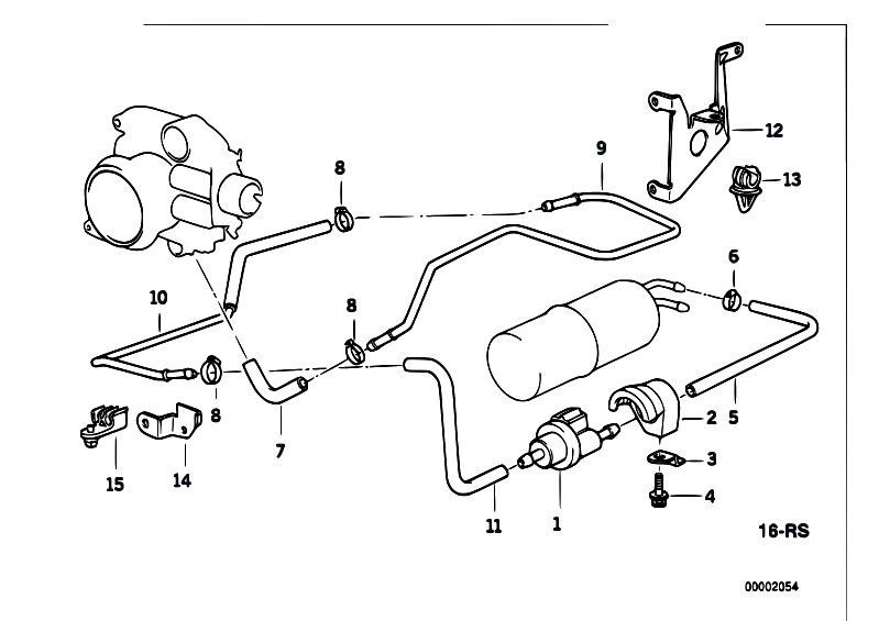 Original Parts For E38 740i M60 Sedan Fuel Preparation