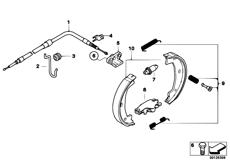 bmw brakes diagram  | 799 x 565