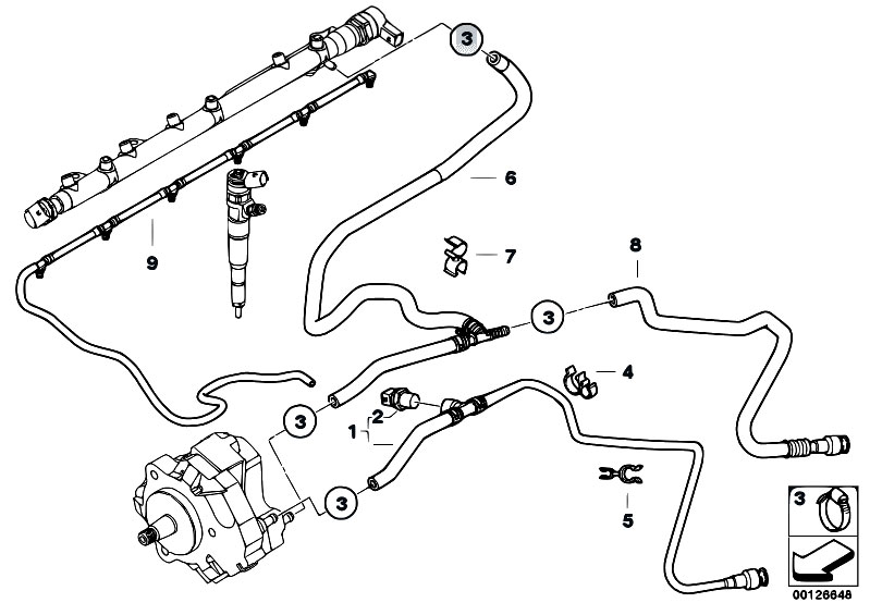 Original Parts for E46 330Cd M57N Coupe / Fuel Preparation System/ Fuel