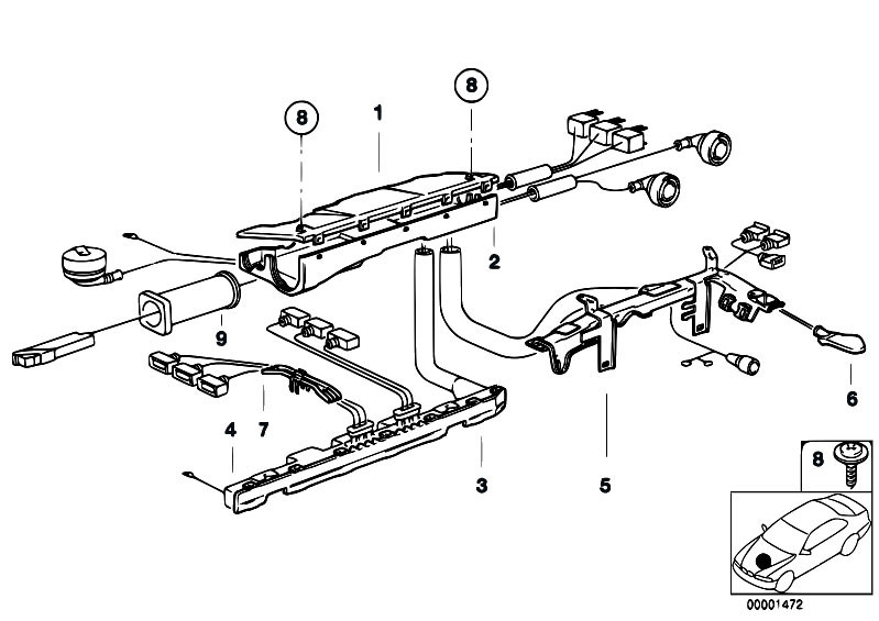 Original Parts for E36 323ti M52 Compact / Engine Electrical System