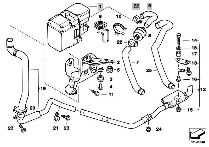Original Parts for E53 X5 3.0d M57N SAV / Heater And Air Conditioning