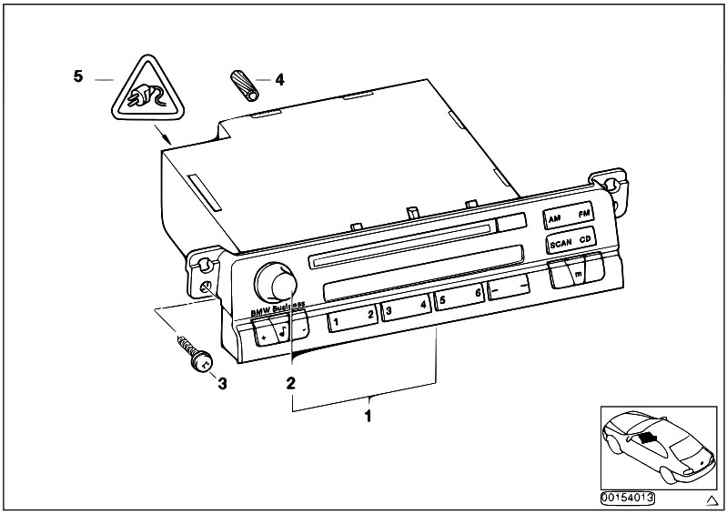 Original Parts for E46 330xd M57 Touring / Audio ... bmw e46 radio wiring description 