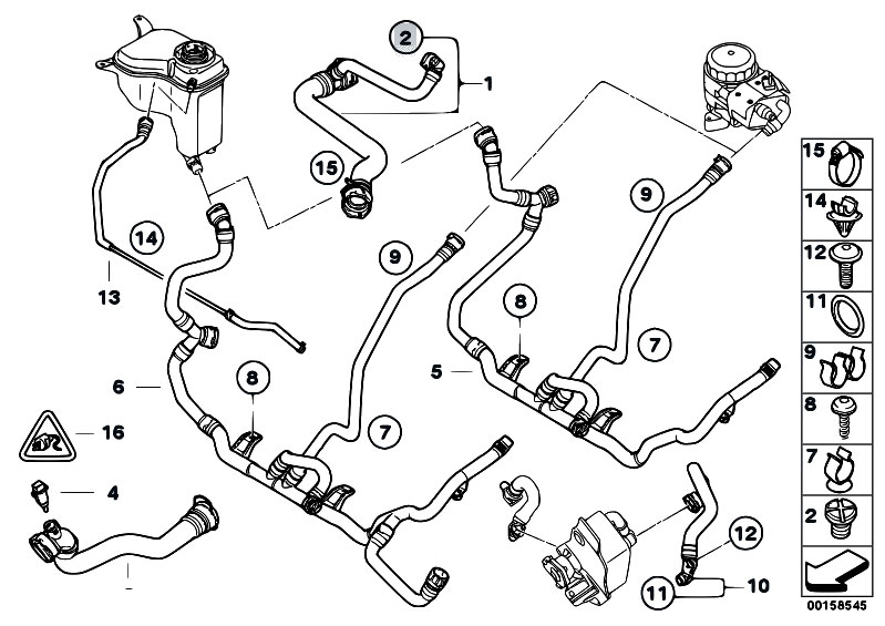 Original Parts For E90 320i N46n Sedan Radiator Cooling