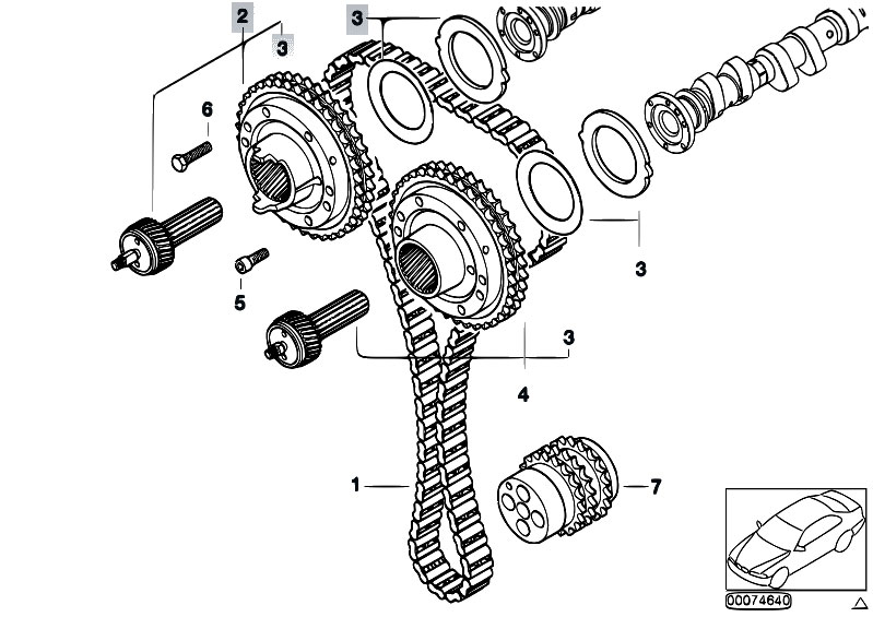 Original Parts For E46 M3 S54 Coupe    Engine   Timing And