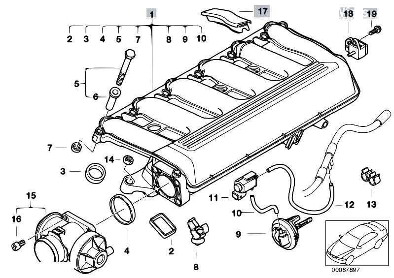 Bmw E46 Intake Manifold Diagram